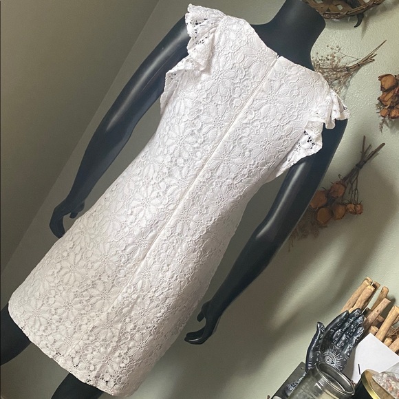 London Times Ivory Lace Dress - Picture 8 of 13